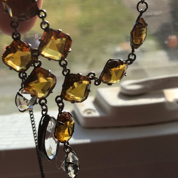 Make an offer citrine? Drop dangle necklace - Picture 5 of 5